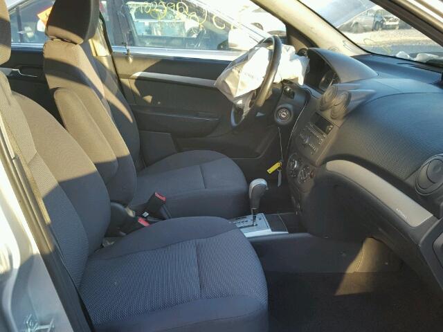 KL1TD5DE4BB123996 - 2011 CHEVROLET AVEO LS SILVER photo 5