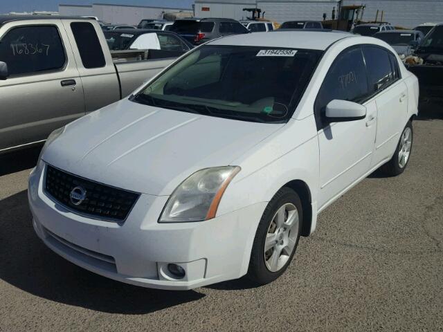 3N1AB61E38L632293 - 2008 NISSAN SENTRA 2.0 WHITE photo 2