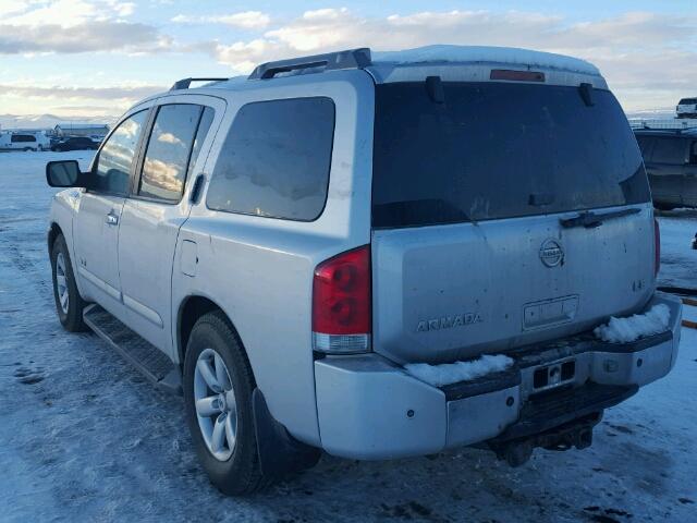 5N1AA08B36N740818 - 2006 NISSAN ARMADA SE GRAY photo 3