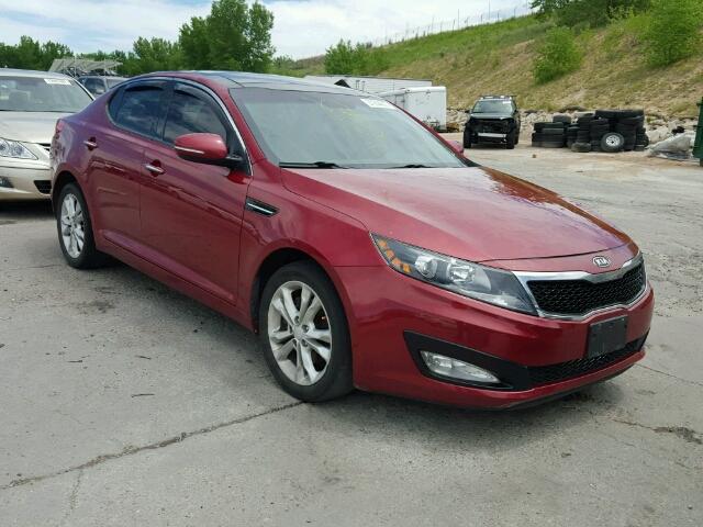 5XXGN4A70CG020951 - 2012 KIA OPTIMA EX RED photo 1