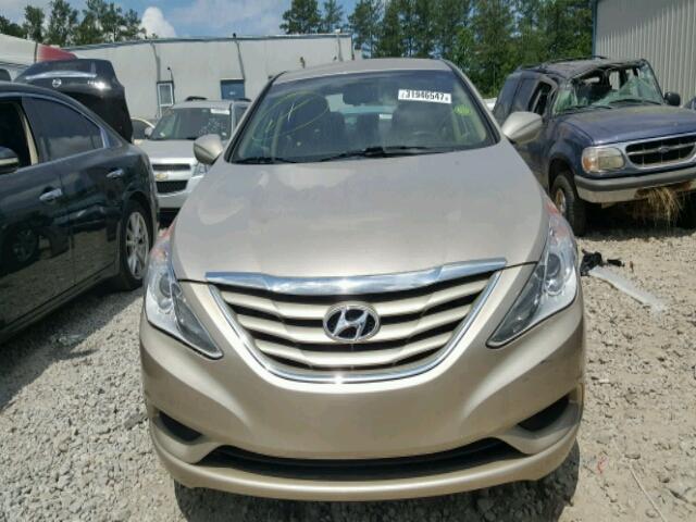 5NPEB4AC5BH291309 - 2011 HYUNDAI SONATA GLS GOLD photo 9