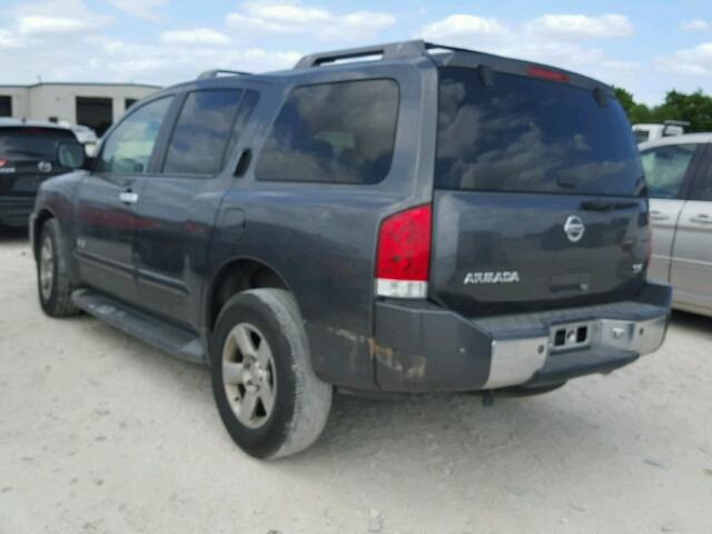 5N1AA08A47N708615 - 2007 NISSAN ARMADA SE CHARCOAL photo 3