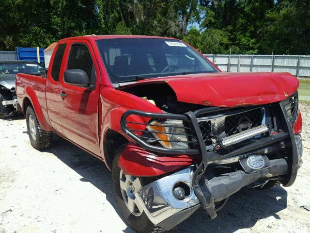 1N6AD06W06C437845 - 2006 NISSAN FRONTIER K RED photo 1