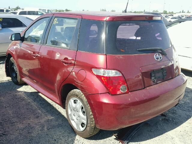 JTKKT624360158885 - 2006 TOYOTA SCION XA RED photo 3