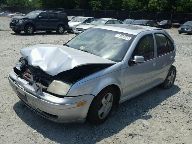 3VWSE69M42M095355 - 2002 VOLKSWAGEN JETTA GLS GRAY photo 2