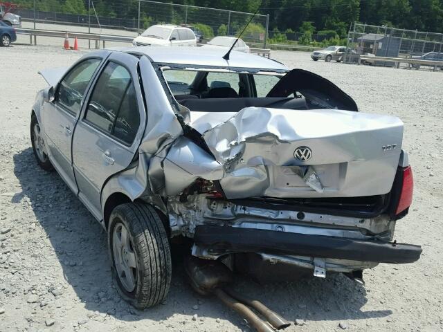 3VWSE69M42M095355 - 2002 VOLKSWAGEN JETTA GLS GRAY photo 3