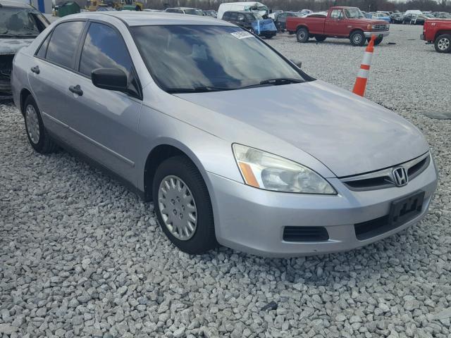 1HGCM55137A042250 - 2007 HONDA ACCORD VAL SILVER photo 1