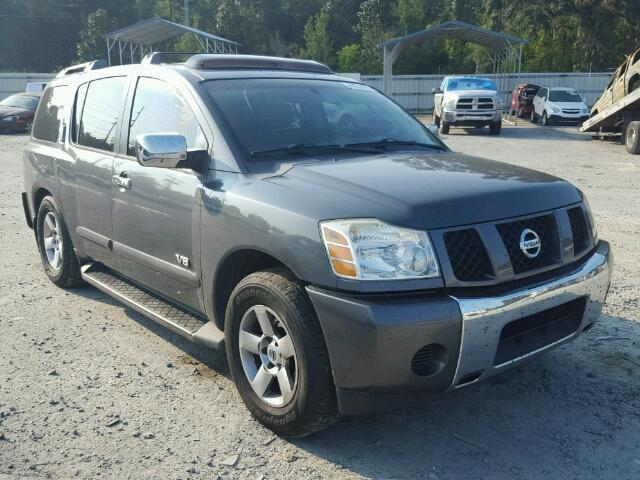 5N1BA08A37N709565 - 2007 NISSAN ARMADA SE GRAY photo 1