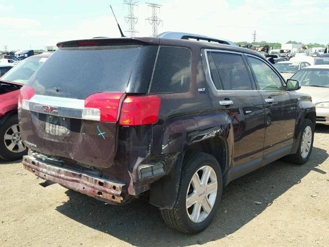 2CTALWEC8B6435025 - 2011 GMC TERRAIN SL BROWN photo 4