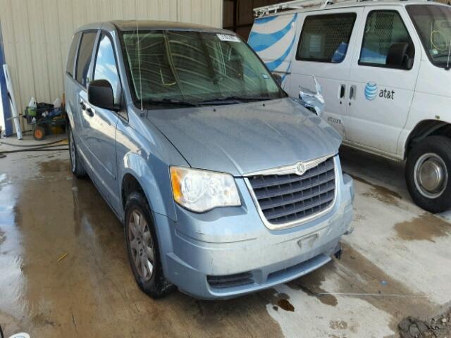 2A8HR44H28R800518 - 2008 CHRYSLER TOWN & COU BLUE photo 1