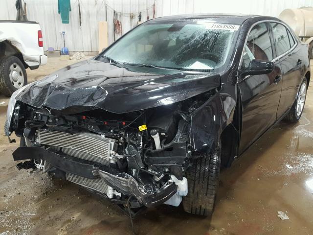1G11D5RR8DF111382 - 2013 CHEVROLET MALIBU 1LT BLACK photo 2
