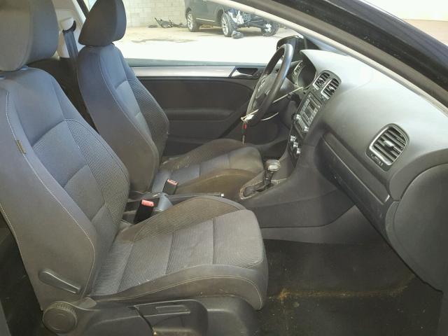 WVWBB7AJXAW217458 - 2010 VOLKSWAGEN GOLF 黑色 照片 5