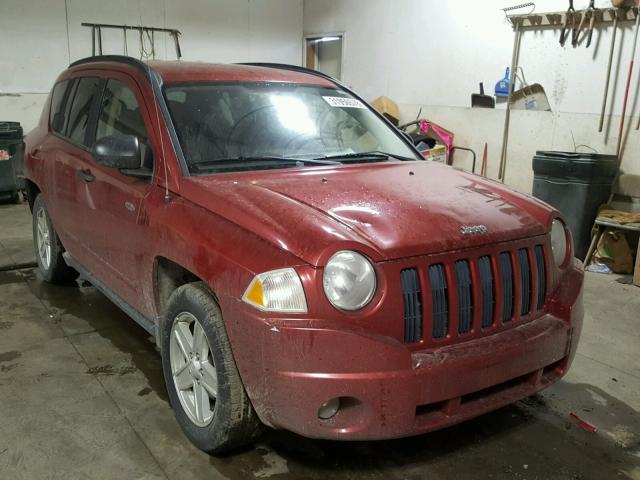 1J8FT47028D643431 - 2008 JEEP COMPASS SP RED photo 1