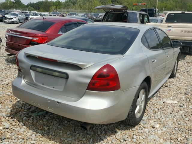 2G2WP552471201514 - 2007 PONTIAC GRAND PRIX SILVER photo 4