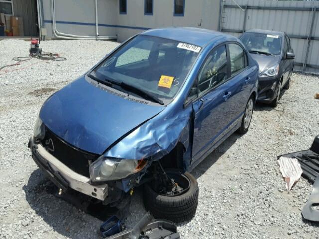 1HGFA16527L118576 - 2007 HONDA CIVIC BLUE photo 2