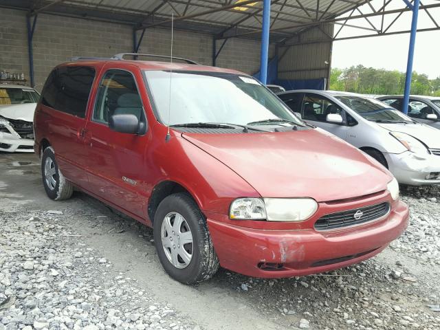 4N2XN11TXXD816020 - 1999 NISSAN QUEST SE BURGUNDY photo 1