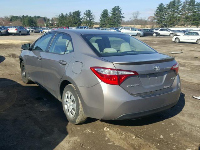 2T1BPRHE3EC112586 - 2014 TOYOTA COROLLA EC 棕色 照片 3