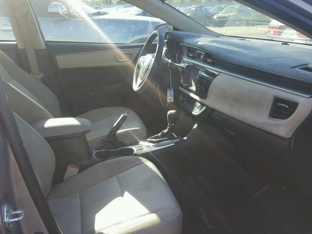 2T1BPRHE3EC112586 - 2014 TOYOTA COROLLA EC 棕色 照片 5