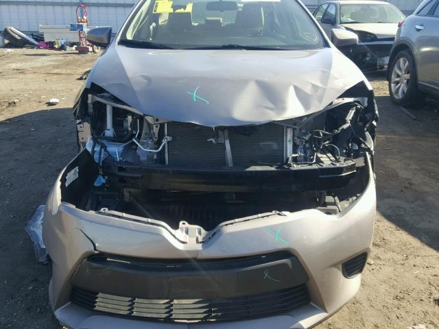 2T1BPRHE3EC112586 - 2014 TOYOTA COROLLA EC 棕色 照片 9