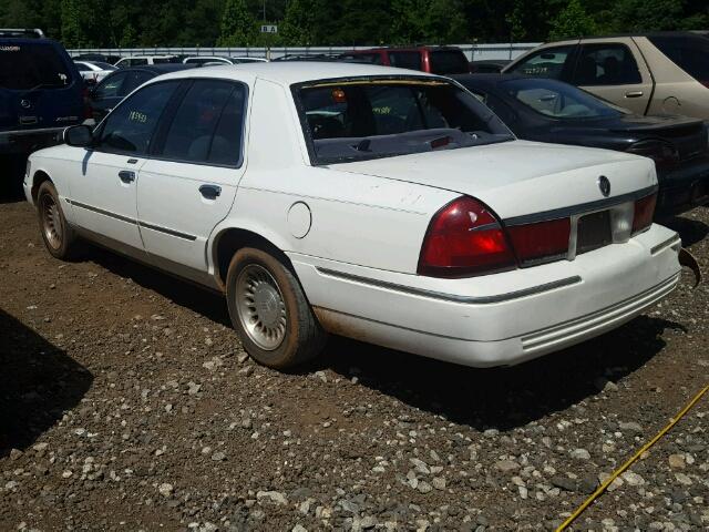 2MEFM75W61X697809 - 2001 MERCURY GRAND MARQ WHITE photo 3