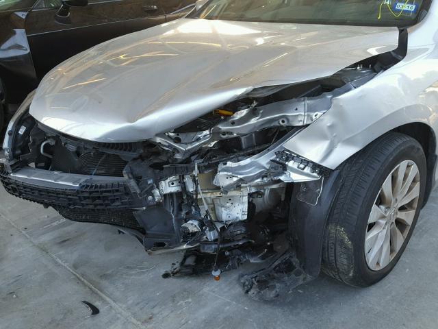 1HGCR2F85DA168066 - 2013 HONDA ACCORD EXL SILVER photo 9