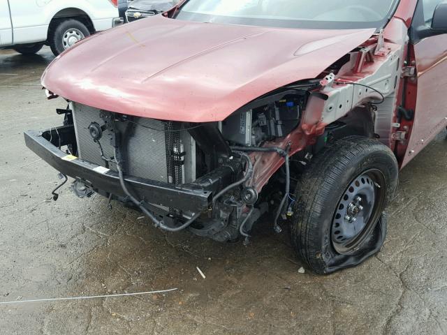 JN8AS5MT6FW672767 - 2015 NISSAN ROGUE SELE RED photo 9