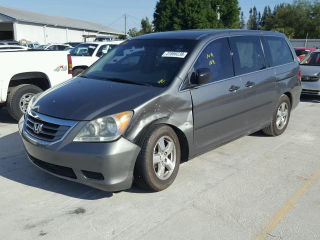 5FNRL38248B098744 - 2008 HONDA ODYSSEY LX GRAY photo 2