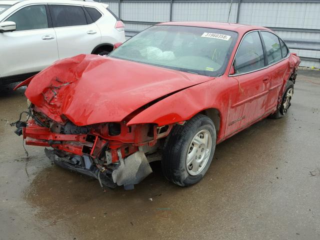 1G2WJ52MXXF293356 - 1999 PONTIAC GRAND PRIX RED photo 2