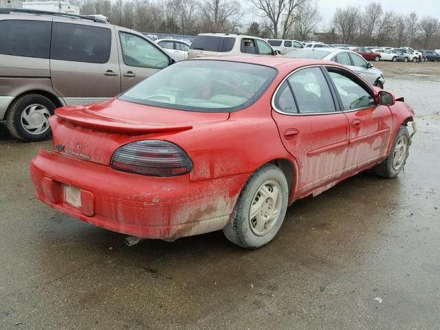 1G2WJ52MXXF293356 - 1999 PONTIAC GRAND PRIX RED photo 4