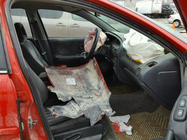 1G2WJ52MXXF293356 - 1999 PONTIAC GRAND PRIX RED photo 5