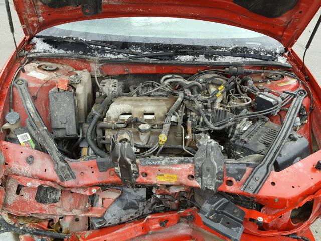 1G2WJ52MXXF293356 - 1999 PONTIAC GRAND PRIX RED photo 7