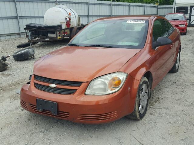 1G1AK15FX67682234 - 2006 CHEVROLET COBALT LS ORANGE photo 2