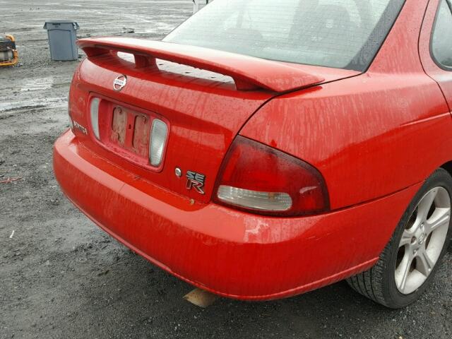 3N1AB51A62L725324 - 2002 NISSAN SENTRA SE- RED photo 9