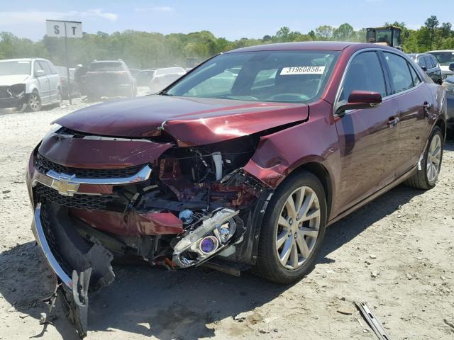 1G11F5SL2FF259367 - 2015 CHEVROLET MALIBU LTZ ბურგუნდია ფოტო 2