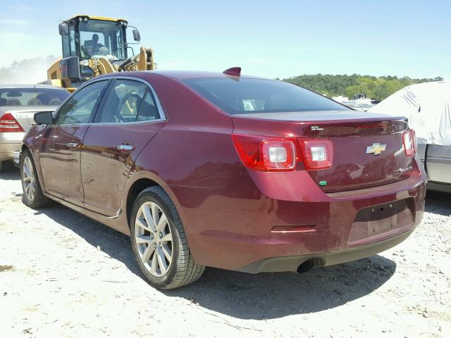 1G11F5SL2FF259367 - 2015 CHEVROLET MALIBU LTZ ბურგუნდია ფოტო 3