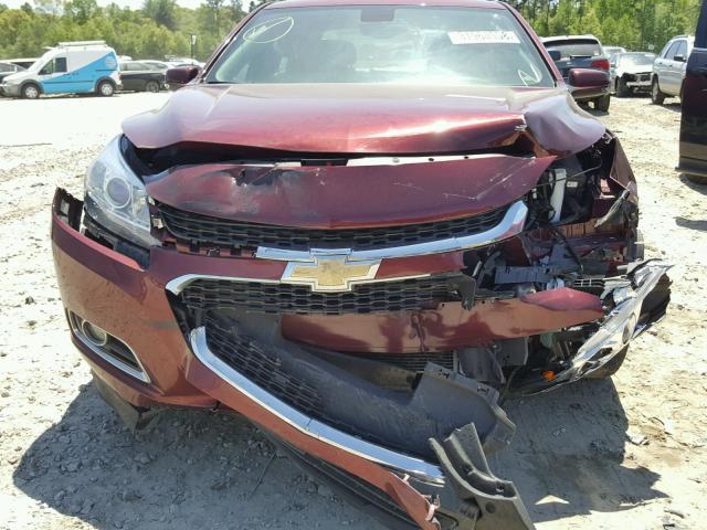1G11F5SL2FF259367 - 2015 CHEVROLET MALIBU LTZ ბურგუნდია ფოტო 7