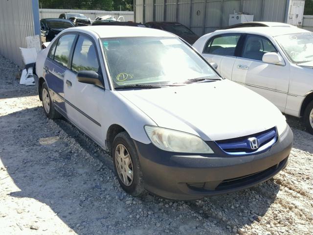 2HGES16345H561720 - 2005 HONDA CIVIC DX V BLUE photo 1