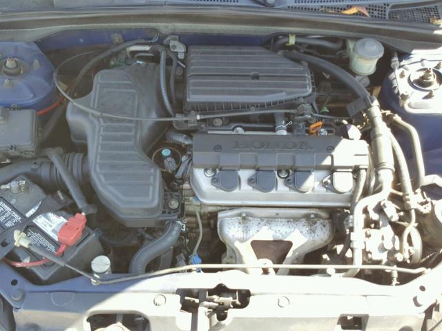 2HGES16345H561720 - 2005 HONDA CIVIC DX V BLUE photo 7