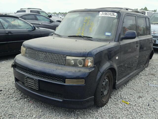 JTLKT324840165676 - 2004 TOYOTA SCION XB BLUE photo 2
