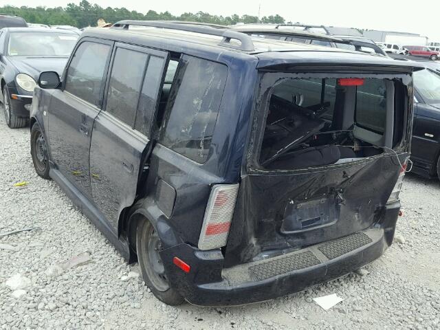 JTLKT324840165676 - 2004 TOYOTA SCION XB BLUE photo 3