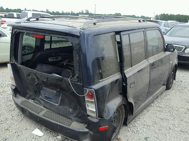 JTLKT324840165676 - 2004 TOYOTA SCION XB BLUE photo 4