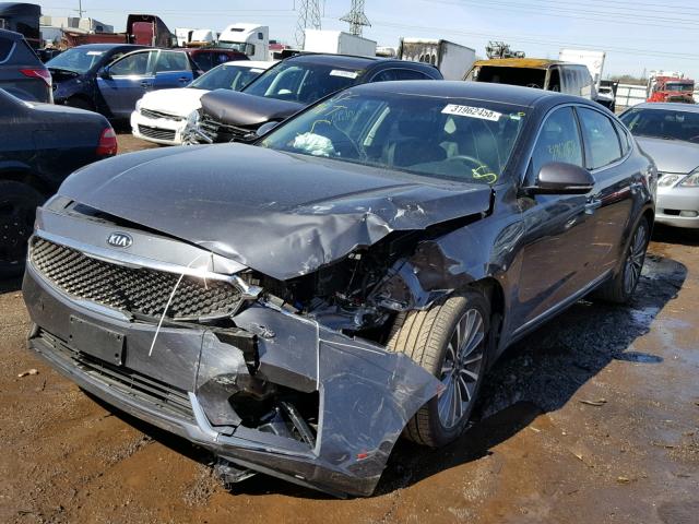 KNALB4J15H5036557 - 2017 KIA CADENZA PR GRAY photo 2