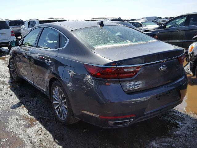 KNALB4J15H5036557 - 2017 KIA CADENZA PR GRAY photo 3