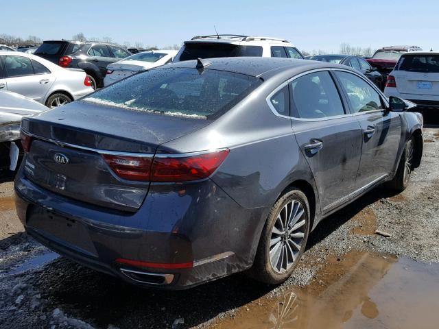 KNALB4J15H5036557 - 2017 KIA CADENZA PR GRAY photo 4