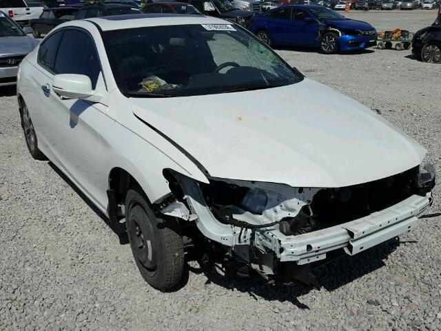 1HGCT1B84GA001378 - 2016 HONDA ACCORD EXL WHITE photo 1