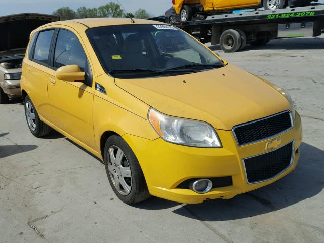 KL1TG6DE1BB118431 - 2011 CHEVROLET AVEO LT YELLOW photo 1