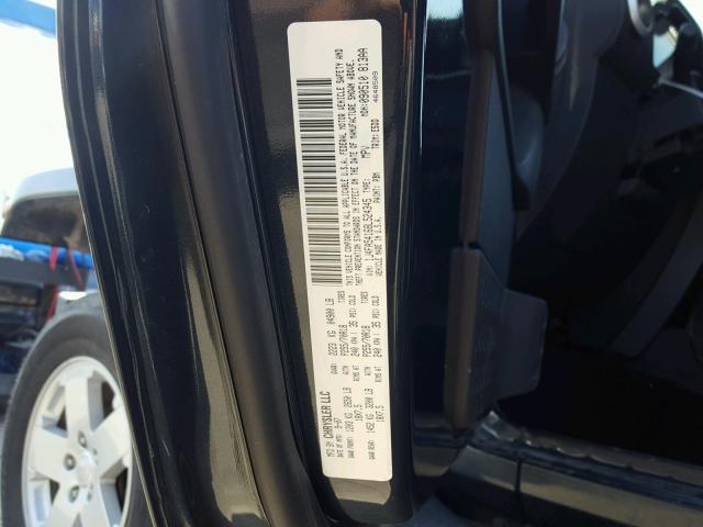 1J4FA54168L524345 - 2008 JEEP WRANGLER S GRAY photo 10