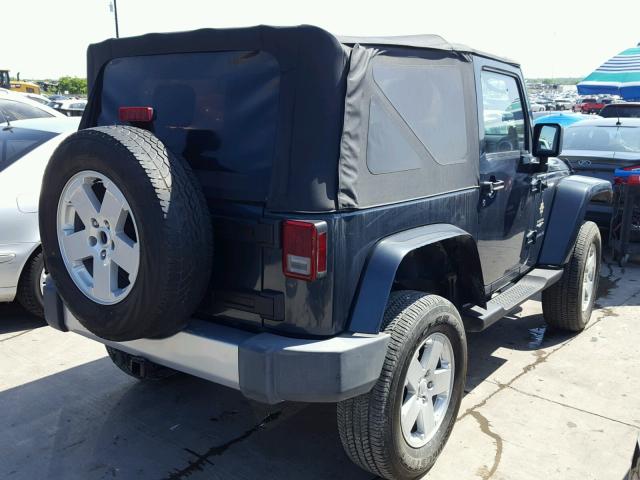 1J4FA54168L524345 - 2008 JEEP WRANGLER S GRAY photo 4