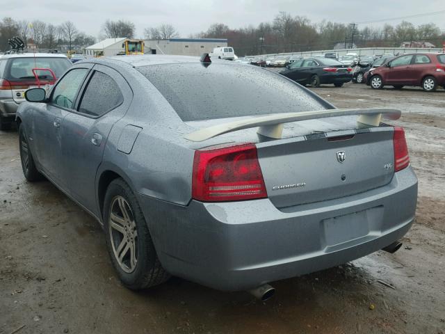 2B3KA53H46H219117 - 2006 DODGE CHARGER R/ GRAY photo 3