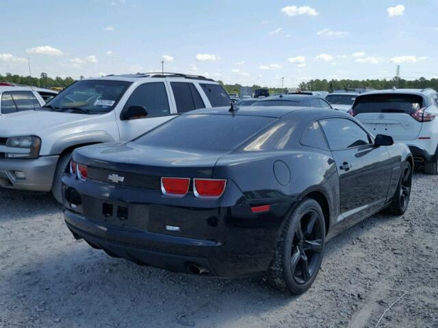 2G1FA1ED6B9150205 - 2011 CHEVROLET CAMARO LS BLACK photo 4